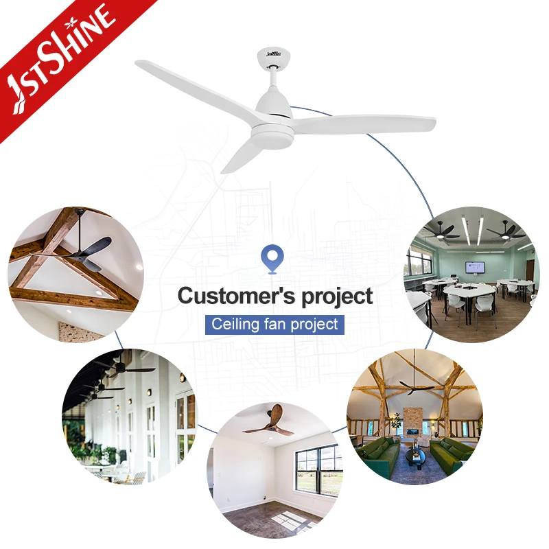 1stshine светодиодный потолочный вентилятор пластиковый Медный двигатель постоянного тока дистанционный со светодиодной подсветкой