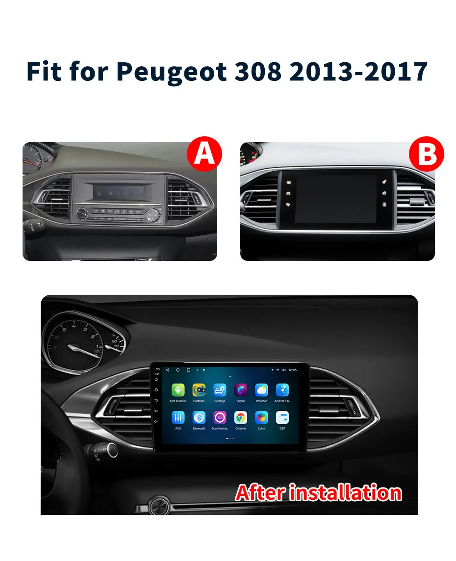 Krando Android Tablet Style Car Radio For Peugeot 107/206/301/307/308/407/408/607  Upgrade Smart Car Gps Navigation Screen - Buy For Peugeot 308 Car Radio,For  Peugeot 307 Radio/gps,Car Radio For Peugeot Product on 