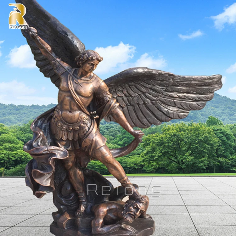 高品質等身大ブロンズ大天使像、聖ミカエル像販売中| Alibaba.com