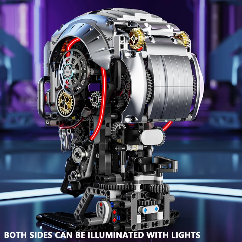 MJI 13089 Mechanical Skeleton 1099+PCS Building Block Model Set