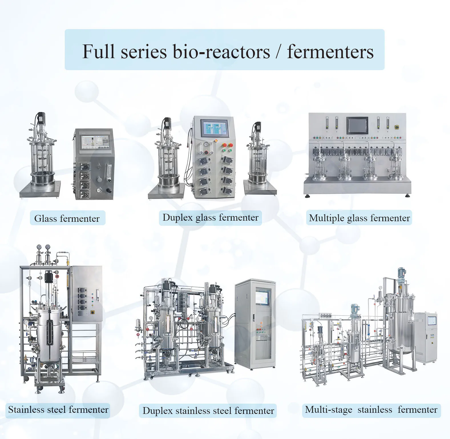 Small Laboratory Benchtop Bioreactor Fermenter 1l 2l 3l 5l 7l 10l 20l Anaerobic Glass Bioreactor Fermentor