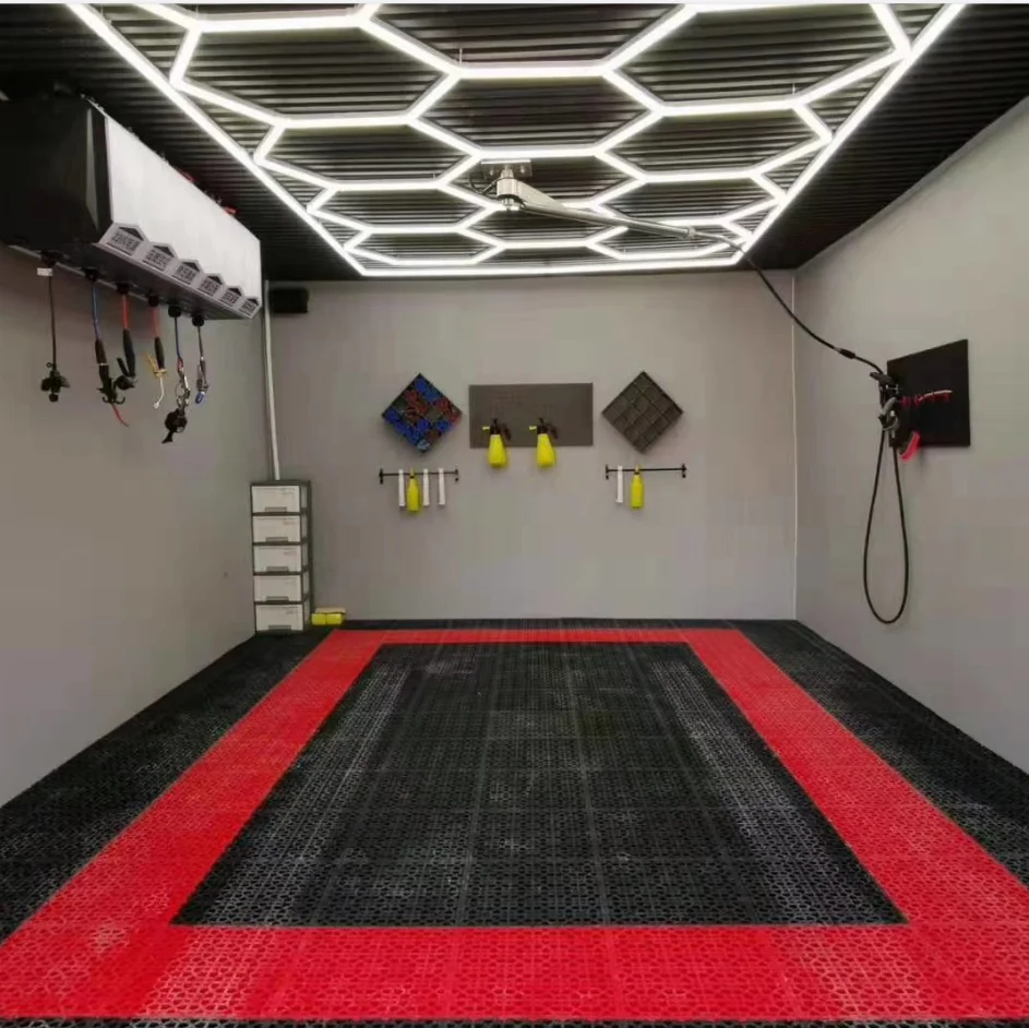 SCARCITY Car Detailing Hexagon Lights 110V Detail Garages Workshop Lights  Lighting