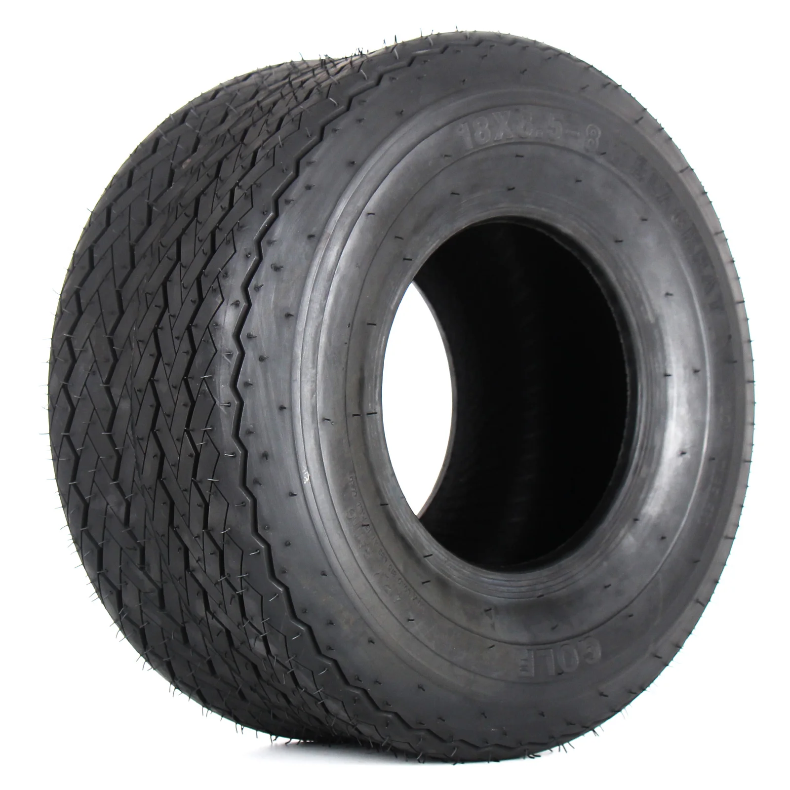 Golf Cart UTV Tires, 18x8.50-8 Pneumatic Rubber Tubeless Tires for ATV Golf Cart