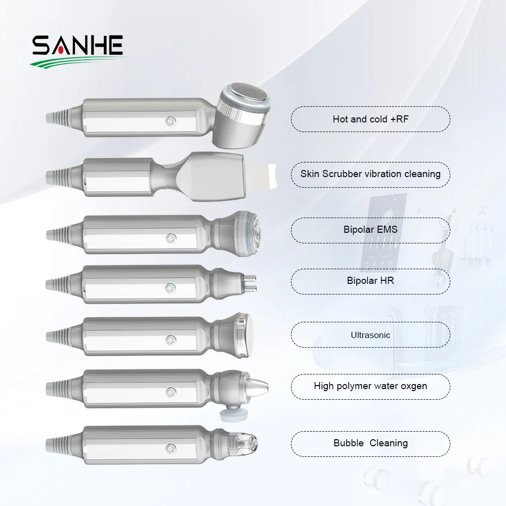 SANHE TECH Skin Pro-1 8-in-1 Multifunctional Skin Lifting Machine Hydra Dermabrasion Diamond Microdermabrasion for Commercial
