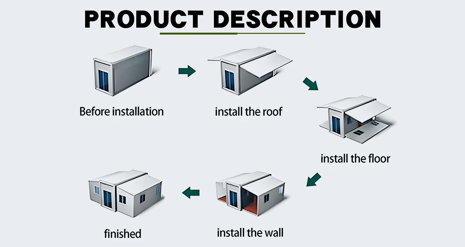 Tiny Home Prefab Expandable Container House