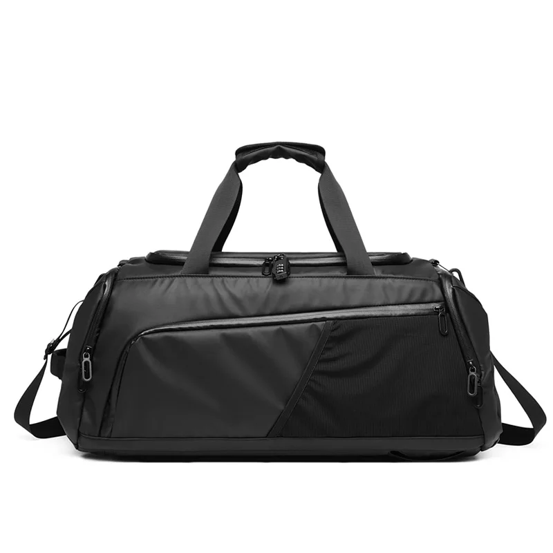 Large Capacity Travel Duffel Bag Antitheft With Lock Travel Overnight Handbag For Men