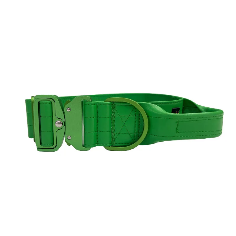2023 New Design 2 Inch Tactical Dog Collar Luxury Leather Dog Collar
