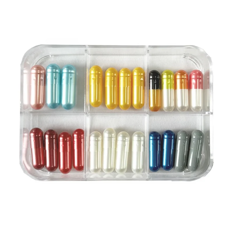 Высокое качество 0 Размер Подгонянные Твердые пустые желатиновые капсулы