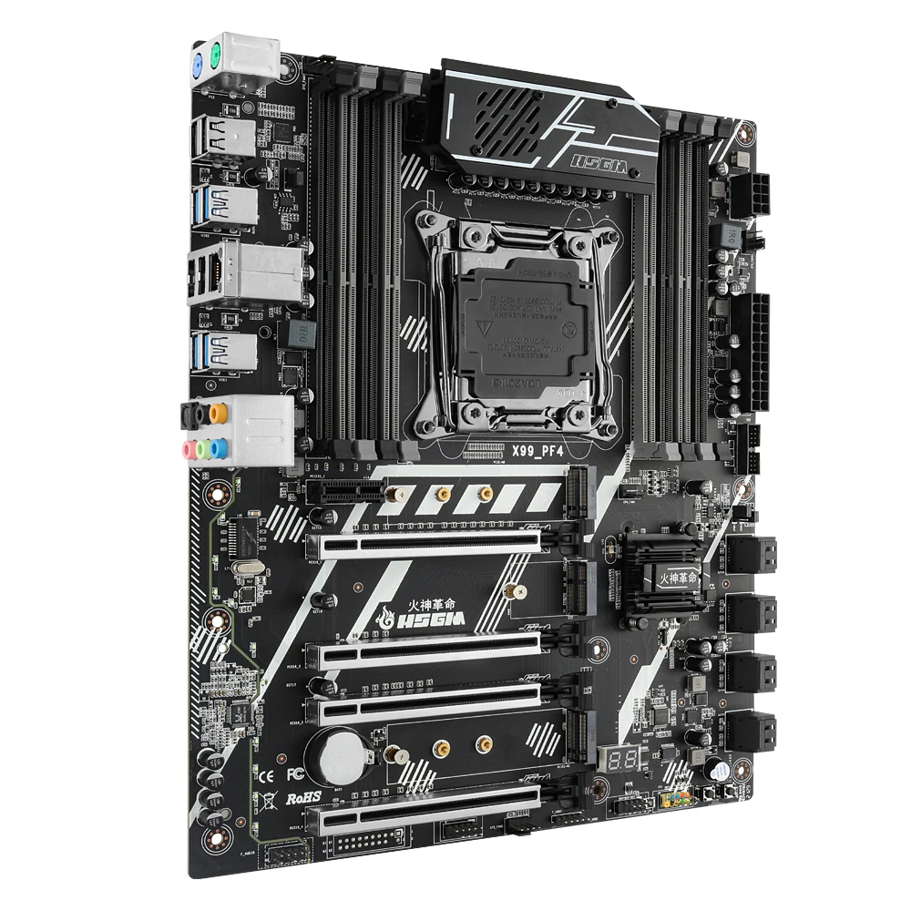 HSGM X99-PF4サーバーマザーボード8 * DDR4 RECC X99チップ