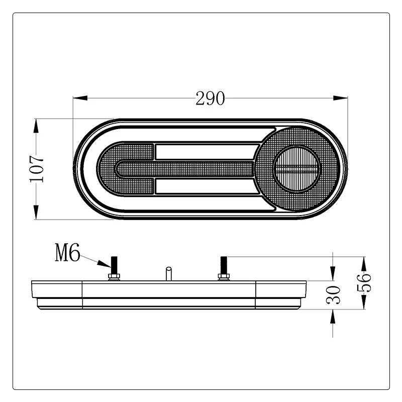 Web Truck 2x Rücklicht 12V/24V - 3-Funktion Für Anhänger, ATV & Wohnwagen