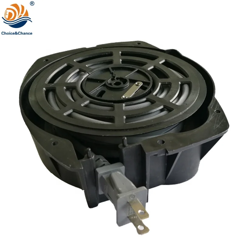 Retractable Cable Mechanism With Automatic Retractable Cable Rewinder for Safy Equipment,such As Vacuum Cleaner