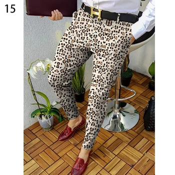 Factory outlet Casual spring and tshert pants slim fit men's trousers