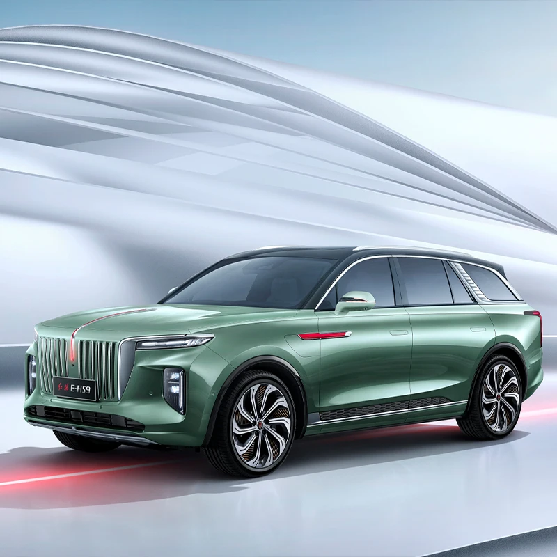 IN STOCK NOW Hongqi E-HS9 Ehs9 Qiyue Edition Seven Seater Ev 460 km 2022 Chinese Top New Energy Vehicles Hs9