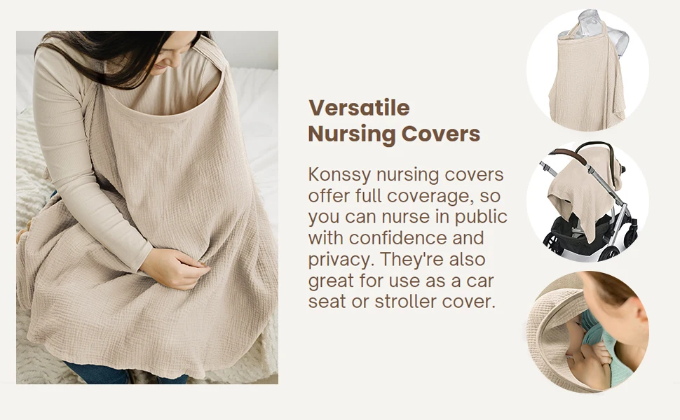 Soft Nursing Covers Multi Use Cotton Cover For Baby Buy Soft Nursing