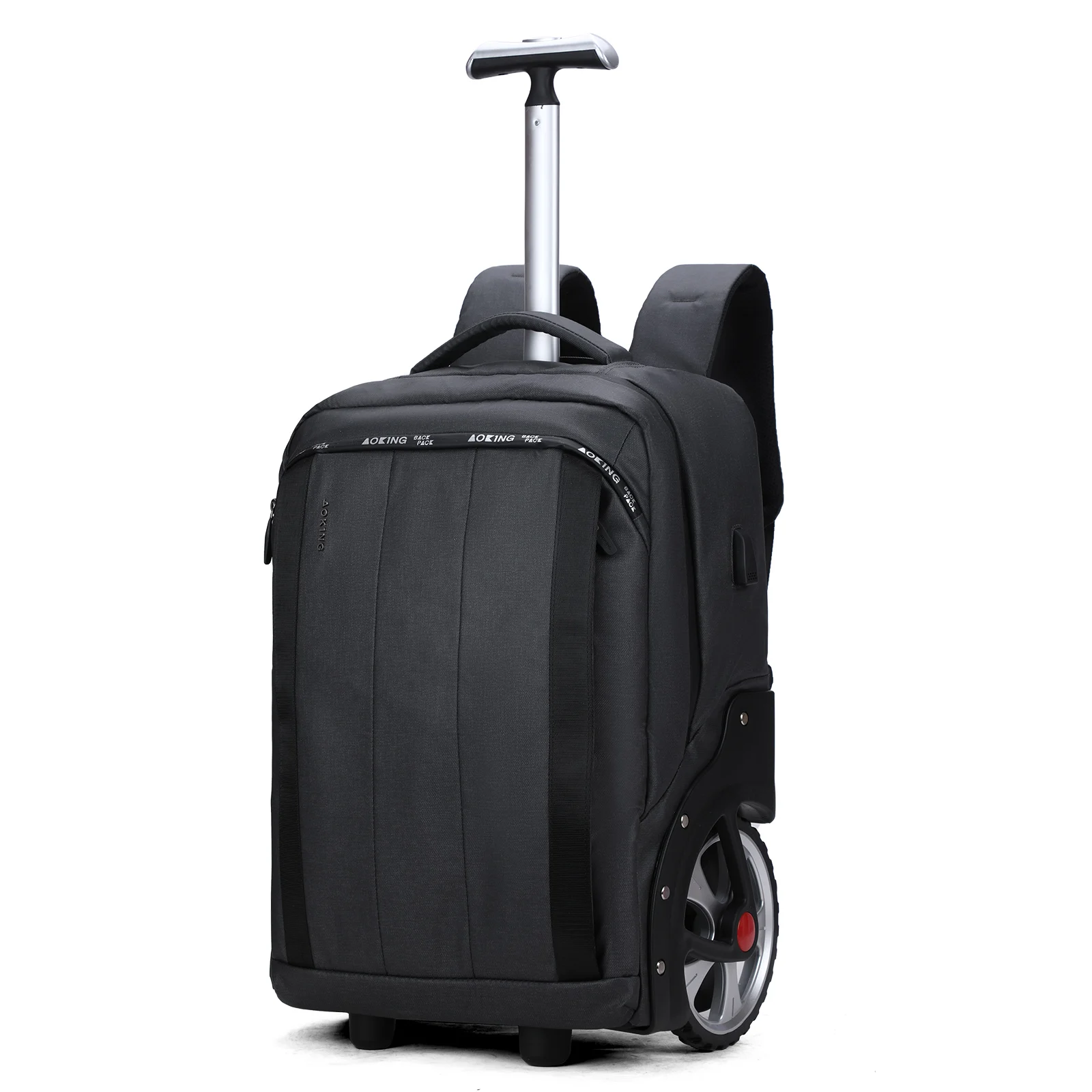 AOKING 22-inch Travel Universal Rolling Wheeled Travel Trolley Bag shops Unisex Trolle