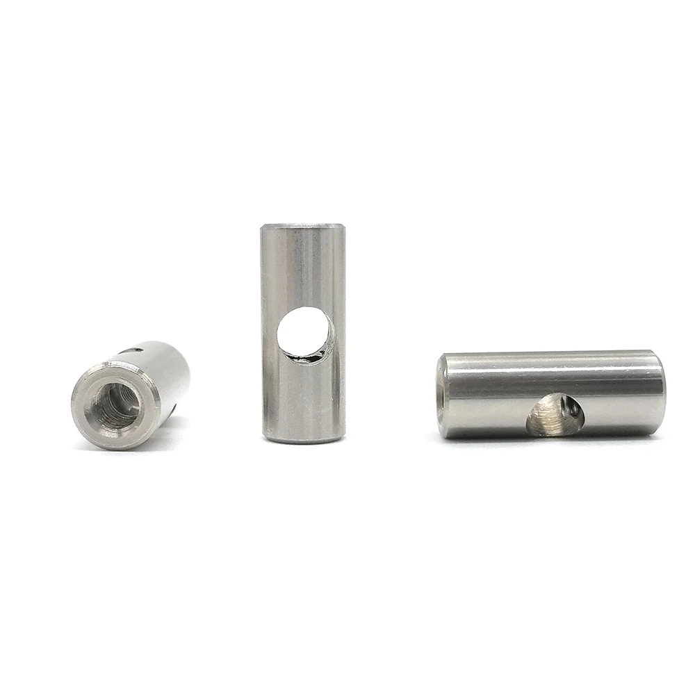 High Precision Connecting M3 Dowel Hole Barrel Nutm10 Stainless Steel Cross Dowel Barrel Nut Mebel