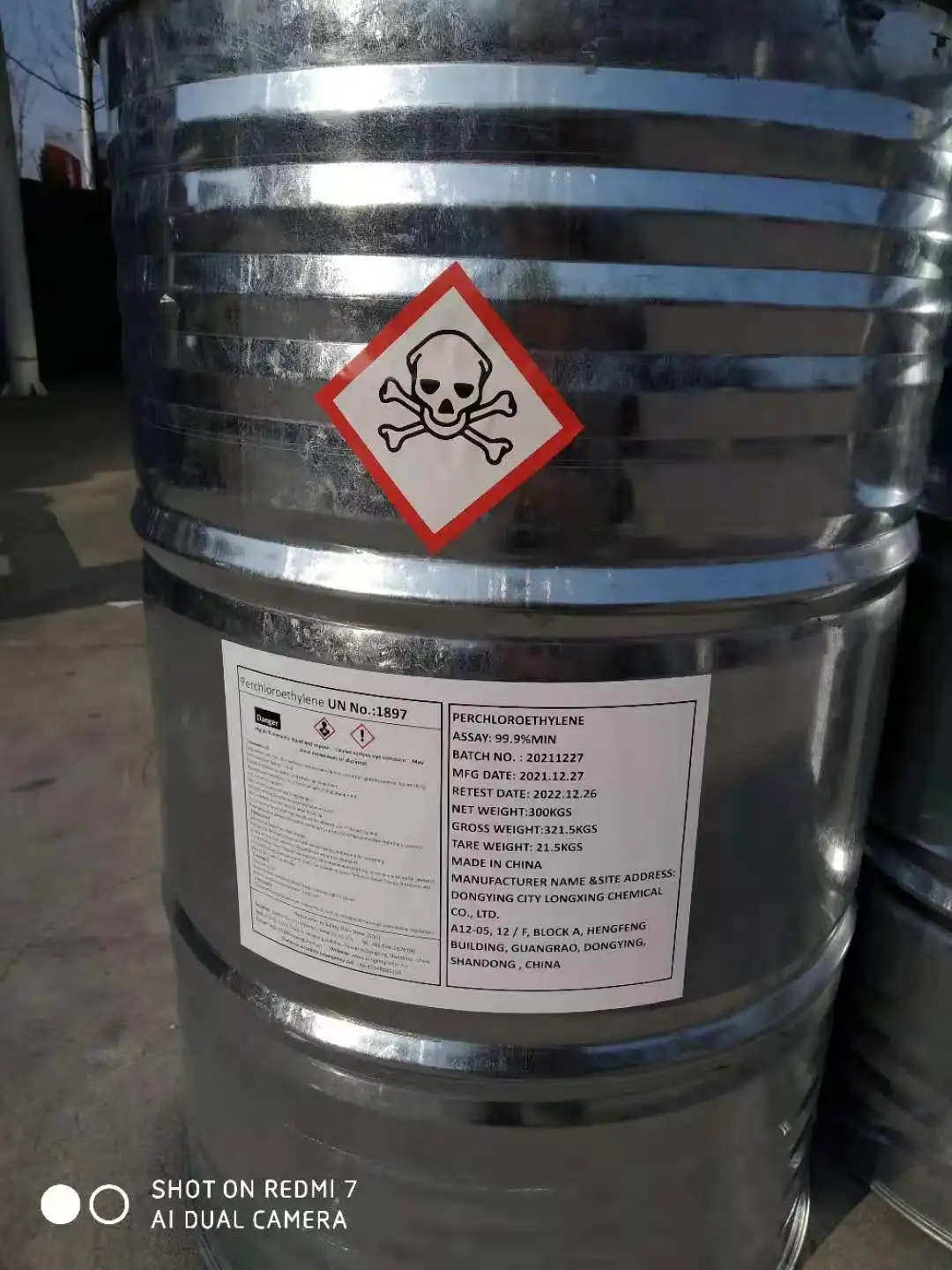 Industrial Grade Dry Cleaning Agent Tetrachloroethylene/pce Cas No.127