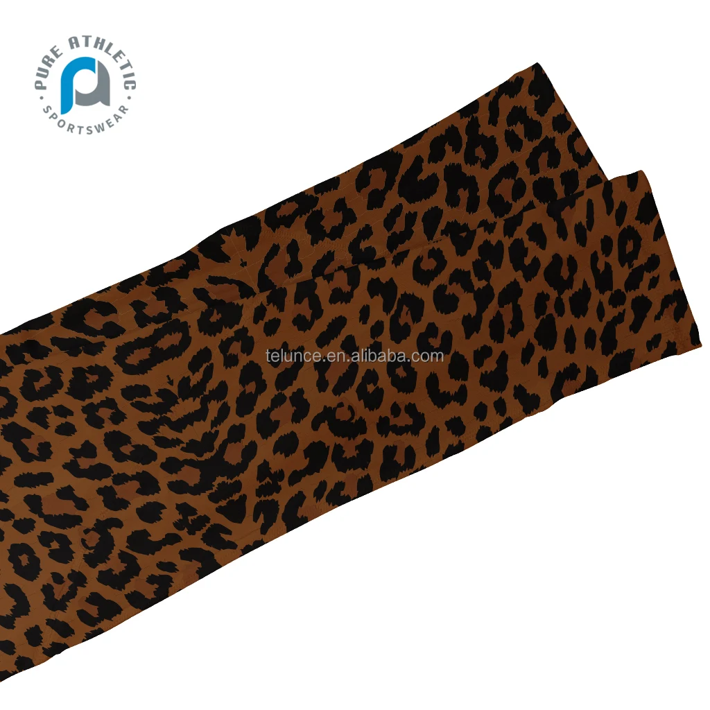 Pure New Design Custom Adult Sublimation Cheetah Polyester Spandex Mens Muscle Compression Shirts