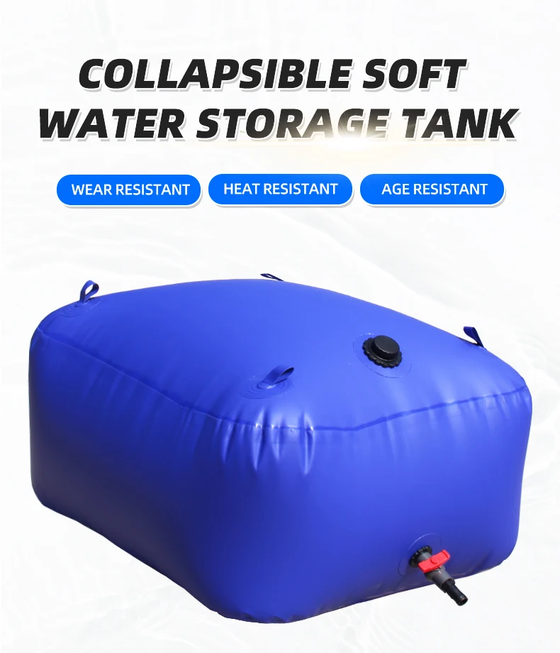 Flexible Pvc Rectangular Collapsible Water Tank For Rainwater ...