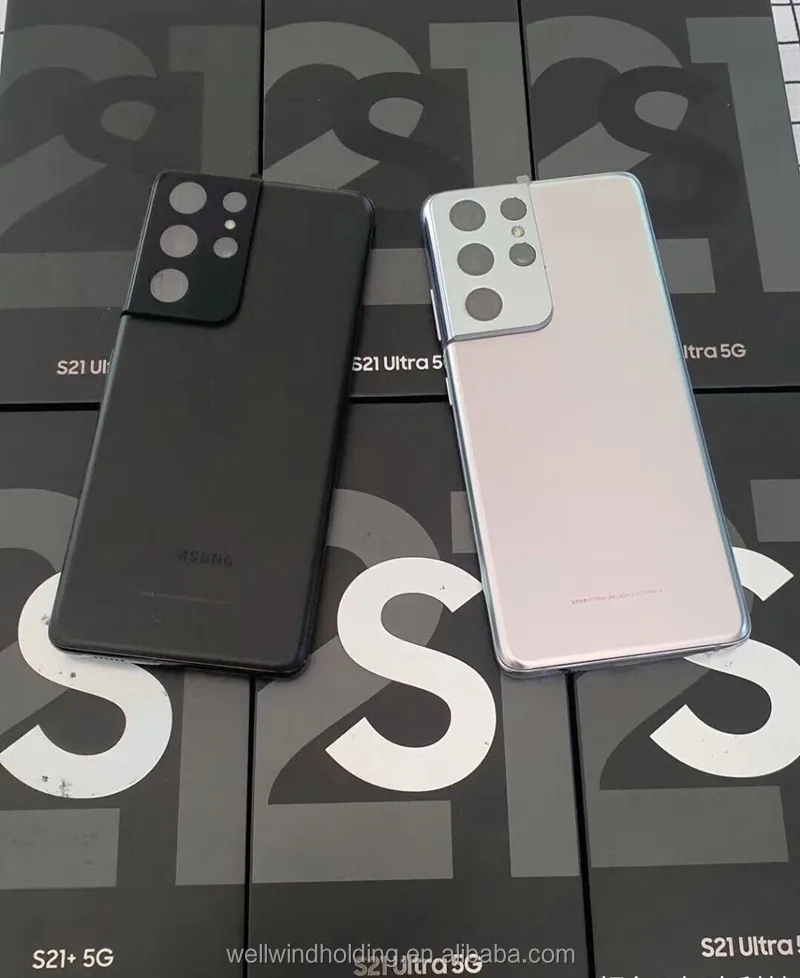 99 New Original 2nd Hand Mobile Phones Used S21 Ultra 128/256g