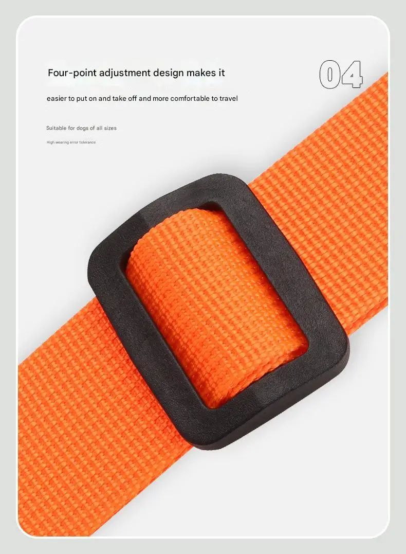 Dog Traction Rope Vest Pet Chest Strap Anti-breakaway Large Dog Chest Strap Reflective Dog Walking Rope