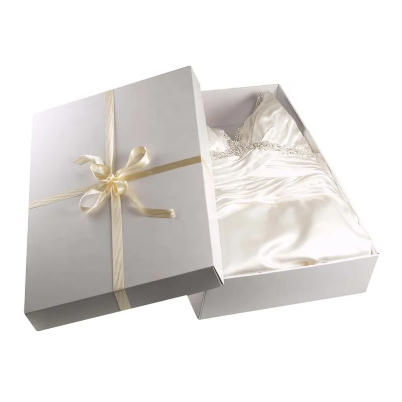 Hot Sale Cardboard Bridesmaid Preservation Apparel Packaging Custom