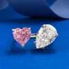 R1284 white powder diamond ring