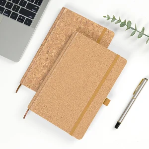 Planner Notebook with Buckle Wood Leather Strap Notebook Customized Dairy