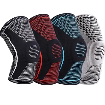 Wholesale Breathable Knee Brace With Side Stabilizers Knitted Professional