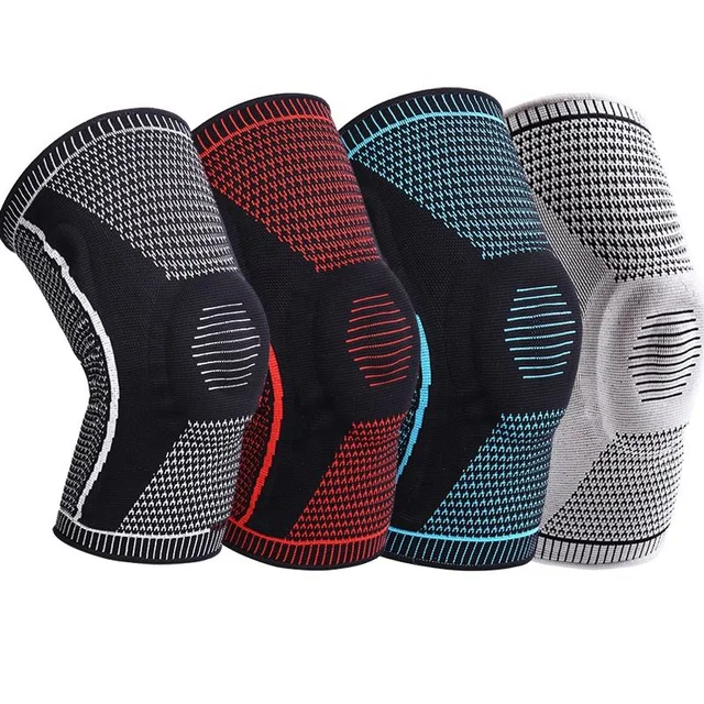 Wholesale Breathable Knee Brace With Side Stabilizers Knitted Professional