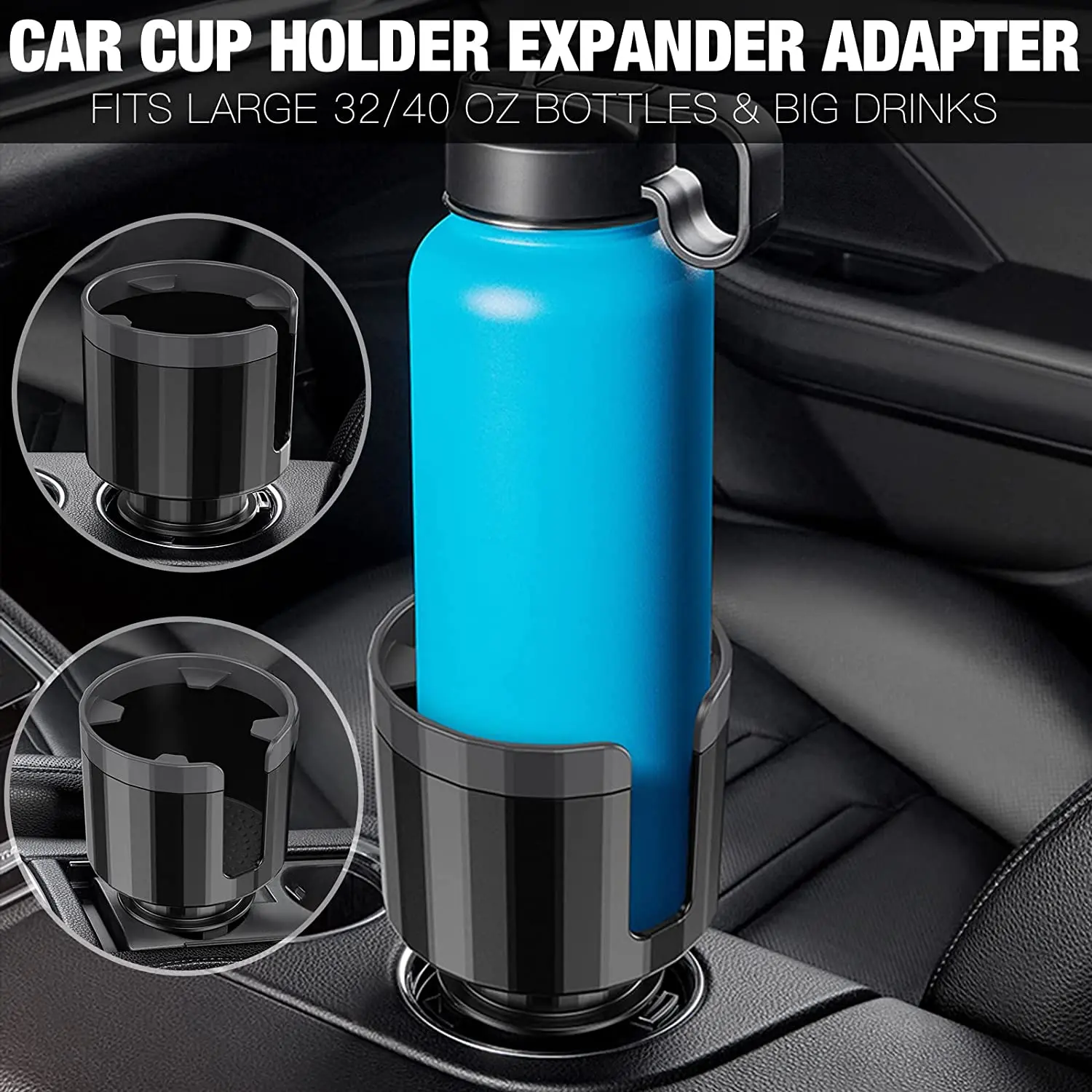 Multi Functional Universal Car Water Cup Holder Adjustable 2.63.8