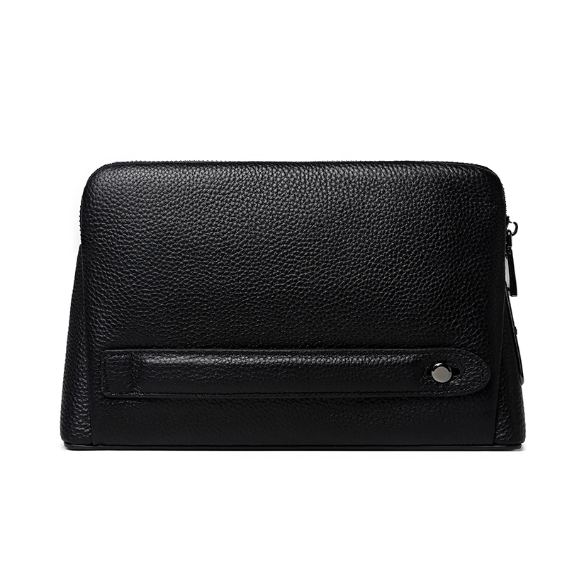 Classic Style Anti-theft Fingerprint Lock Oxford Soft Bag Waterproof Man Office Leather Purses and Handbags Briefcase
