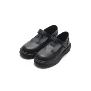 Custom Wholesale Boys Girls Kids Dress Shoes Leather Oxford Shoes Children's Wedding Festive Party Formal Shoes