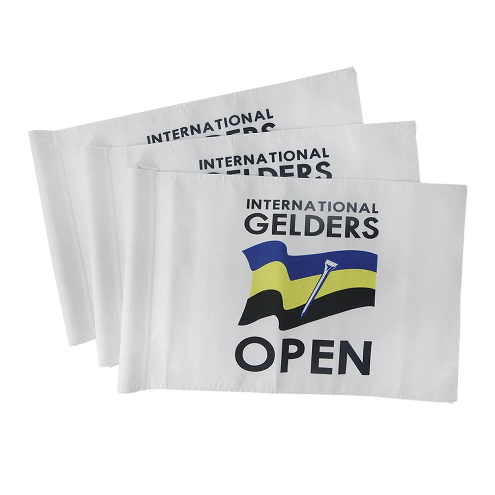 Mini Golf Flags Custom Content Multi Size Single Side Printing Double