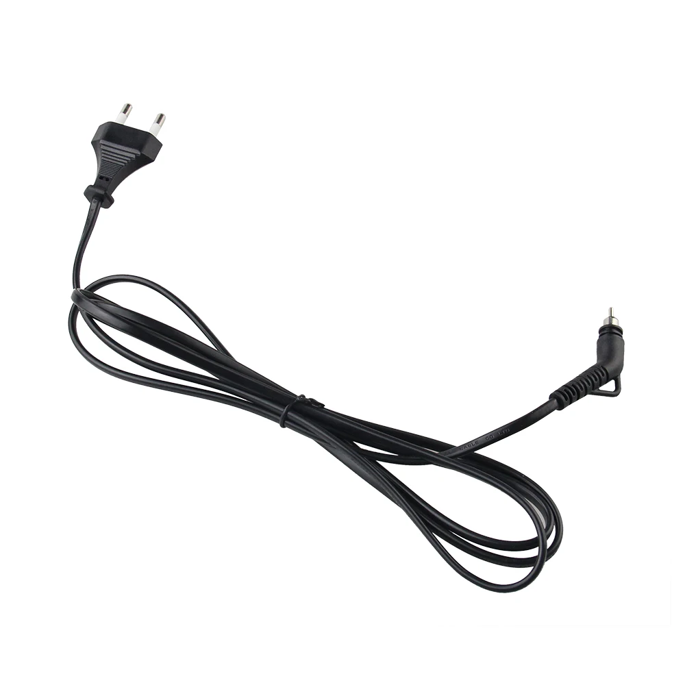 2 Pin Euro/Korea KC to Hair Iron Plug Swivel Electrical Cord 360 Degree Swivel Power Cord for ghd Hair Straightener