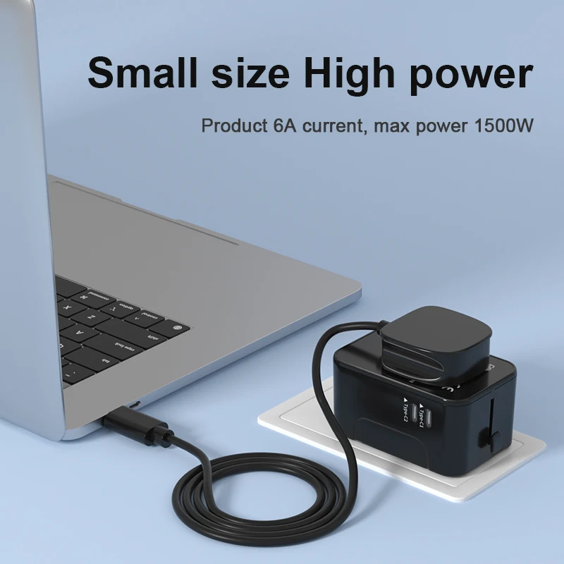 Multiple Protections, Rest Assured to Single Port Max Output 3.4A  Universal Travel Adapter
