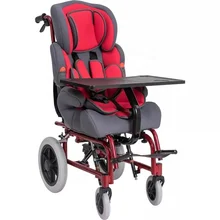 High backrest Aluminum alloy high back wheelchair for children with cerebral palsy and disabled children