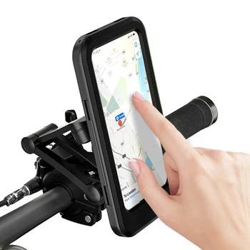 Cycling waterproof Mobile phone holder moto phone holder motorcycle bike silicon phone holder for bike