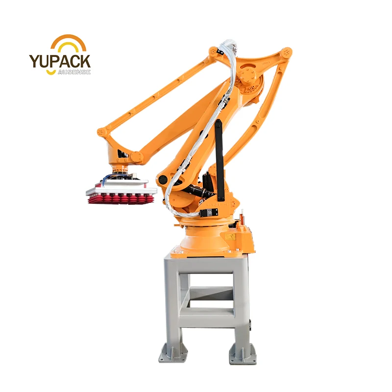 Fully Automatic Robot Palletizer for Pallet and Barrel Bag Carton case Tape