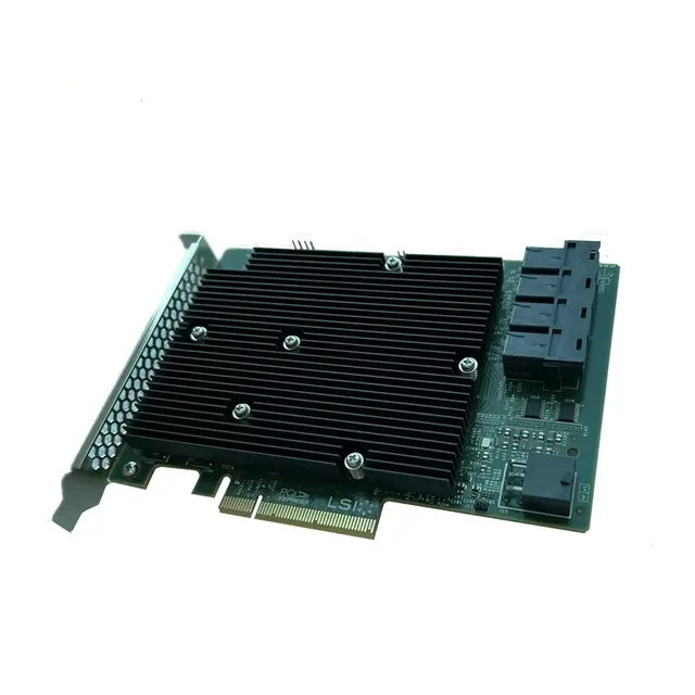 New 12gb/s Mini-SAS HD SFF8643 Controller Cards LSI 9300-16i RAID 5 Controller Wireless Infinox for External Server Application
