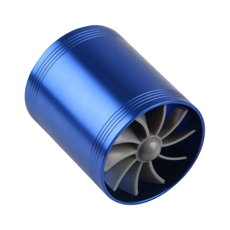 Turbonateur D'Admission D'Air 55mm | Économiseur De Carburant Pour Voiture | Alliage Aluminium | Kit Universel | Amélioration Performance - 8