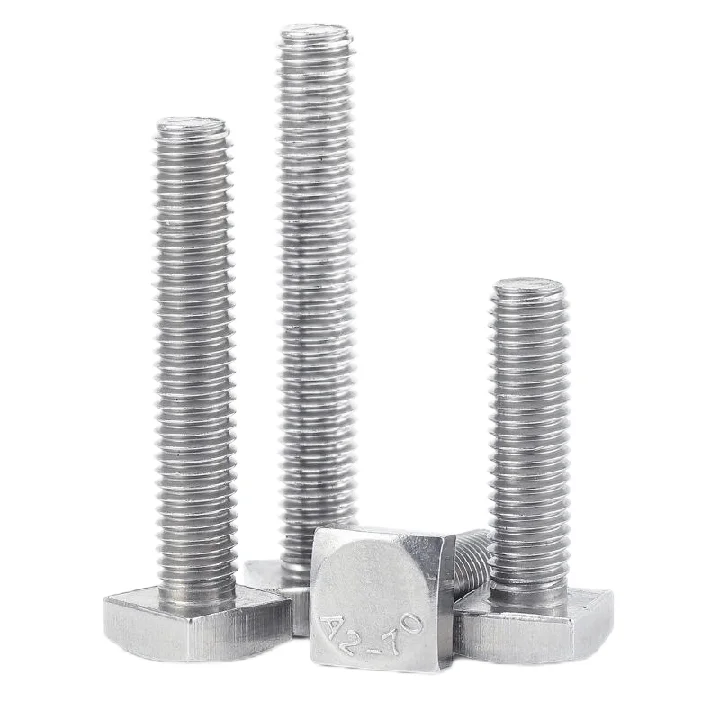 A2-70 A2-80 A4-70 A4-80 18-8 SS304 SS316 Stainless Steel Square Head Long Thin Royal L Key Bolt