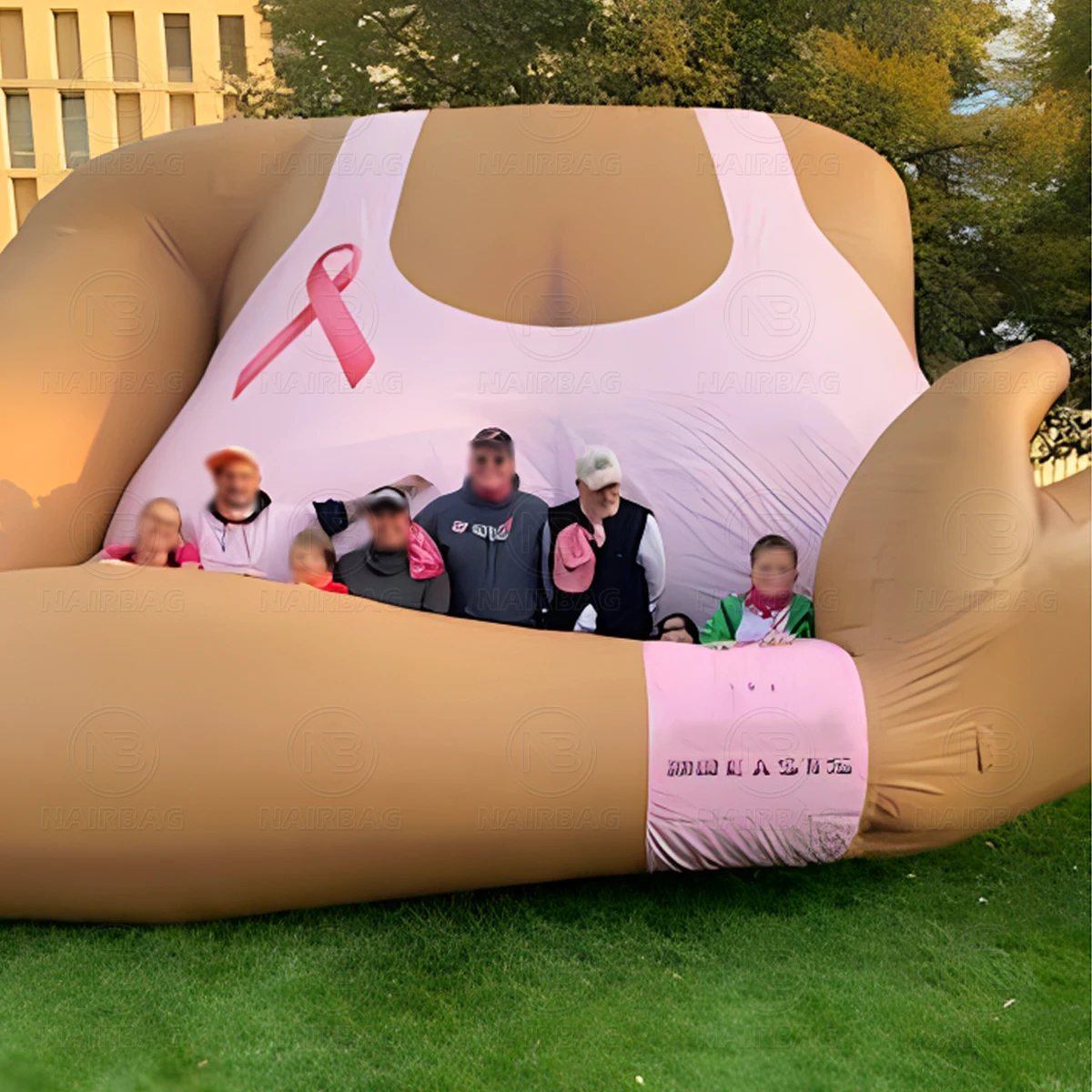 Inflatable Breasts Model Artifical Giant Blow up Female Breast Anatomical Model for Medical Exhibition