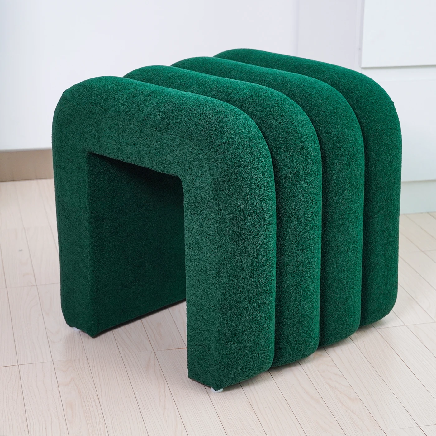 Furniture Nordic Style Foot Stool Dressing Room Furniture Pouf Ottoman Square Ottoman Stool