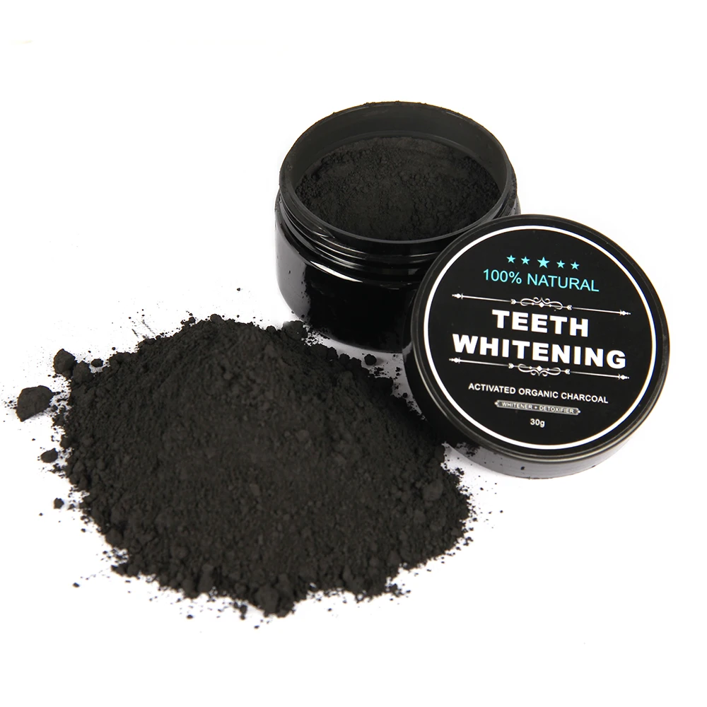 Bubuk Arang Aktif Pemutih Gigi Label Pribadi,30g/60g Bubuk Arang Kelapa  Alami Organik Untuk Penggunaan Sehari-hari - Buy Private Label Gigi  Whitening ...