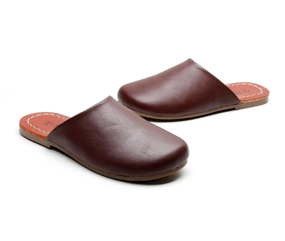 men's outdoor leather mules