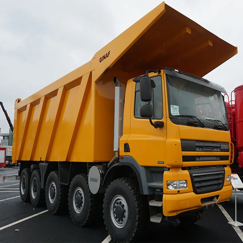Customized GINAF 5 Axles Mining Self Loading Dump Tipper Truck for Sale Dumper Vehicle