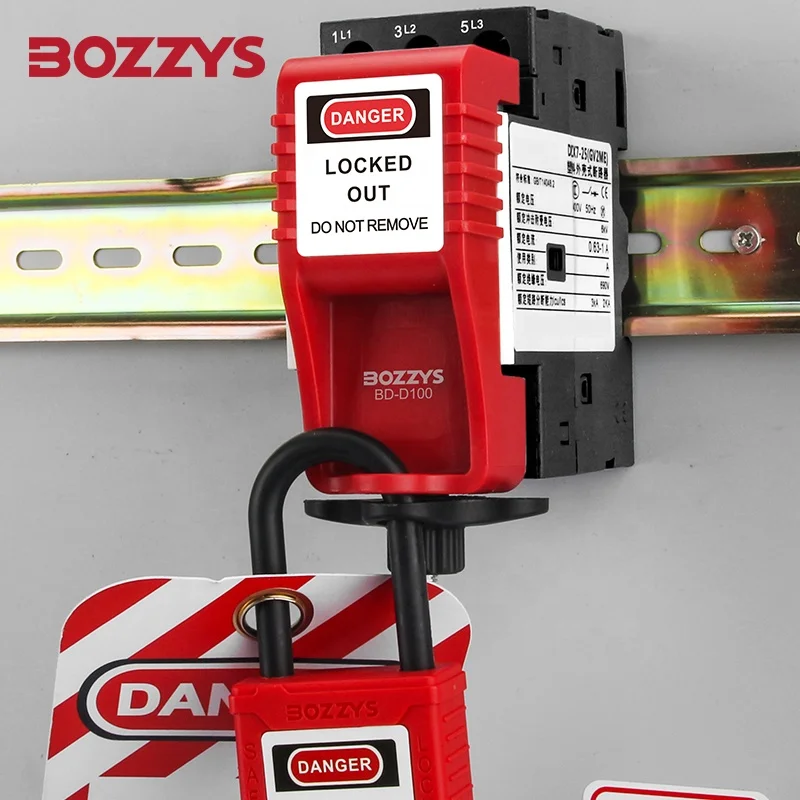 China Factory High Quality Circuit Breaker Lockout with 4 Padlocks Hole for Motor Protection Switches GV2EM