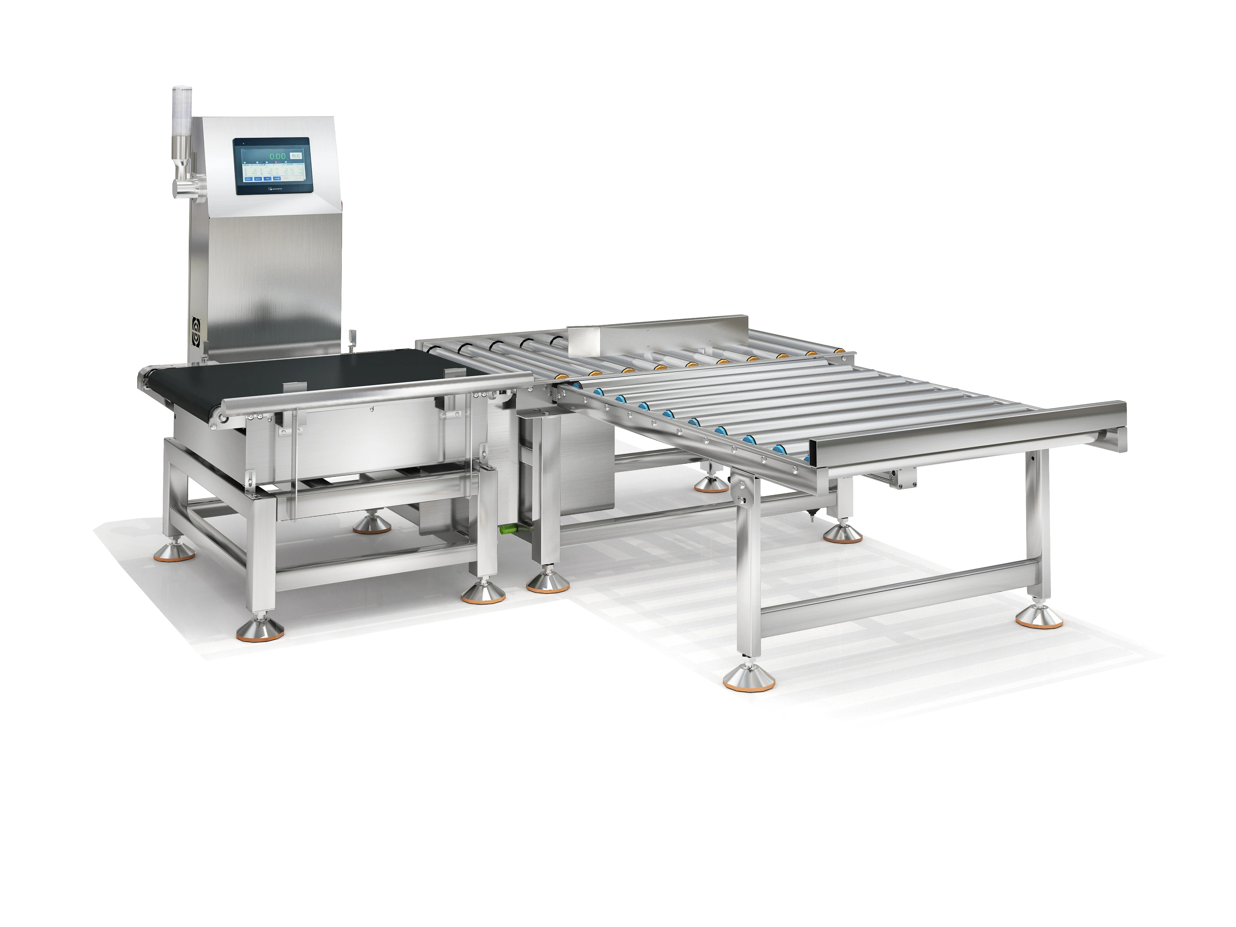 End Packaging Averguard Checkweigher Machines for Food and Beverage Industry Inline Weighing System