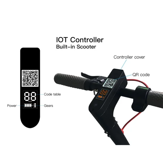 Popular Scan QR Code Unlock GPS Tracking With Protocol Connection Sharing Electric Scooter